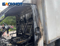 Водитель сгоревшей ГАЗели в Волжском рассказал подробности пожара: видео