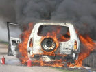 Для волжского водителя праздник был омрачён возгоранием авто
