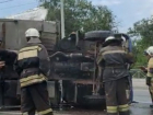 Массовое ДТП с двумя грузовиками на Второй продольной в Волгограде: видео с места ЧП