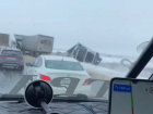 Волжанин снял на видео жуткую аварию с участием фур на московской трассе
