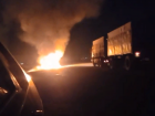 Водитель едва спасся: в Волжском на трассе загорелась ГАЗель