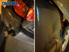 В Волжском водитель такси без документов протаранил две машины: видео