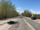 Мотоцикл врезался в иномарку на трассе в Среднеахтубинском районе