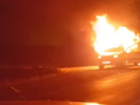 Ночью на трассе Волжский-Волгоград загорелись два автомобиля