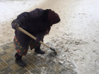 80-летняя волжанка взялась за лопату в помощь дворникам
