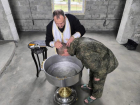Военнослужащие приняли Таинство Крещения в Волжском