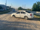 Женщина без прав опрокинула иномарку под Волжским