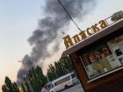 Большой пожар в Волжском: дым виден по всему городу