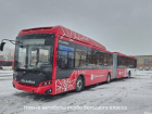 8 новых автобусов особо большого класса, произведенных в Волжском, отправились в Пермь