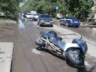 Автоледи на ВАЗ-2114 из Волжского протаранила мотоцикл