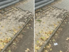 Воришка тротуарной плитки вывел из себя жителя Волжского