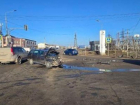 Под Волжским утром не поделили дорогу два отечественных авто: пострадал один из водителей