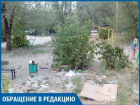Детская площадка превратилась в свалку из мусора, - волжанка