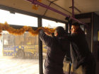Самый популярный маршрут Волжского стал "Новогодним автобусом"