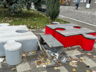 Четверо подростков разрушили новый фонтан на Ленина в Волжском: вандалы попали на видео
