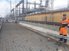 Дорожники работают на Волжской ГЭС в две смены