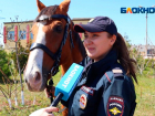 Волжская конная полиция получила новую амуницию для лошадей