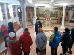 Необычная экскурсия прошла  в храме Патриарха Тихона в Волжском