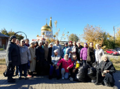 В Волжском 50 ветеранов вышли на уборку аллеи, посвящённой участнице Сталинградской битвы