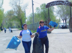 На берегах «Ахтубы» и «Волги» стало на две тонны мусора меньше