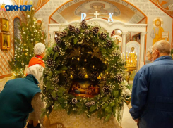 В Волжском встретили Рождество Христово