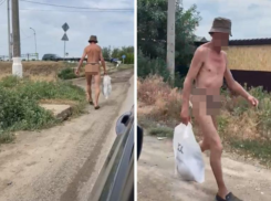 Мужчина в стрингах и панамке устроил прогулку по Волжскому: ВИДЕО
