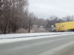 Упавший МАЗ взволновал волжан