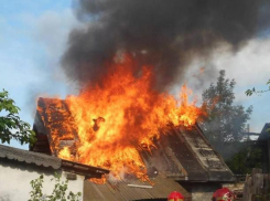 Под Волжским снова горят бани