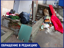 «Ленивые» волжане складируют мусор около дома