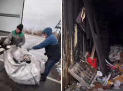 В Волжском взорвали петардой единственный в городе пункт раздельного сбора мусора: видео