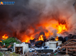 В Волжском ночью полыхала дорогая иномарка 