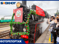 Ретропоезд «Воинский эшелон» приехал в Волжский: фотографии из музея на металлических колесах