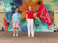 Эстафета памяти «Равнение на Знамя Победы!» прошла в Волжском