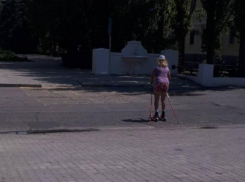Летние лыжи волжанки вызвали фурор у окружающих