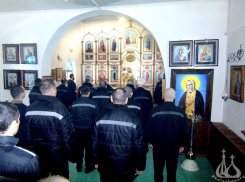 В Волжской колонии №12 была отслужена Божественная литургия