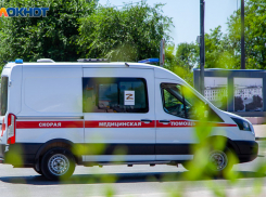 Мотоциклист опрокинулся в Волжском