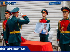 В Волжском открыли мемориальную доску Альберта Родионова, чемпиона России по боксу 