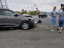 Волжане попали в ДТП со столбом