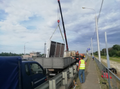 На посту весогабаритного контроля перед ГЭС автомобили взвесят автоматически