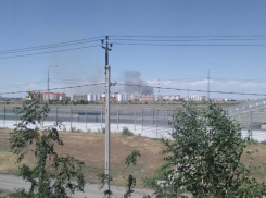 Волжский в дыму: в городе борются с камышом в огне