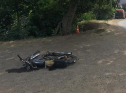 Пьяный на мопеде врезался в дерево в Волгоградской области