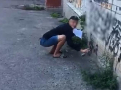 Граффитиста магазина наркотиков поймали с поличным