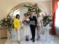 В День города в Волжском 47 пар заключили брак