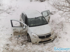 В Волжском перевернулся Renault Sandero