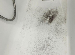 Вода с песком забивает сетки в кранах в Волжском