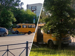 Маршрутка улетела в кювет вместе с пассажирами: новое видео и подробности из Волжского