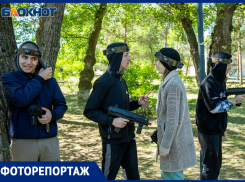 В Волжском прошли соревнования по лазертагу с детьми из Белгорода: фото