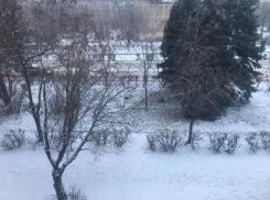 Наконец-то: в Волжском выпал снег