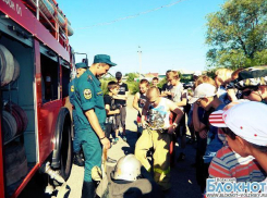 Машина МЧС в эти выходные приехала к михайловским школьникам