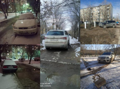 Автохамы в Волжском: смотрим как парковаться не надо